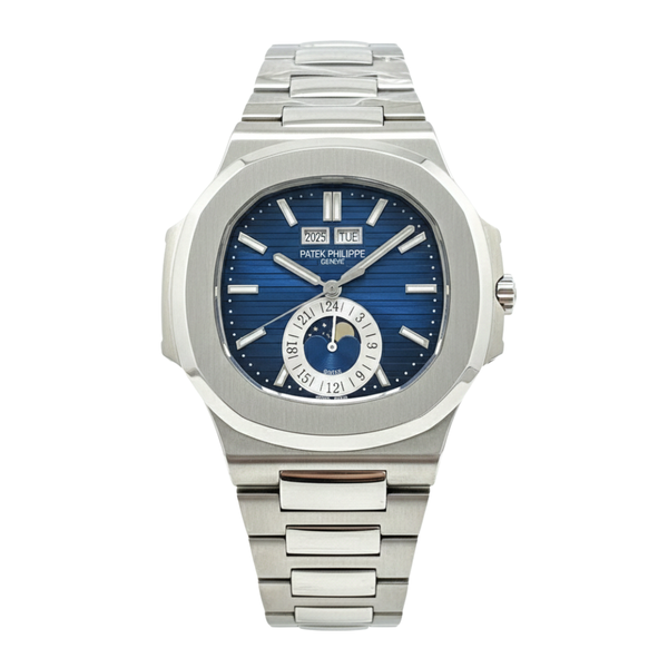 PP Nautilus Blue Moonphase Automatic